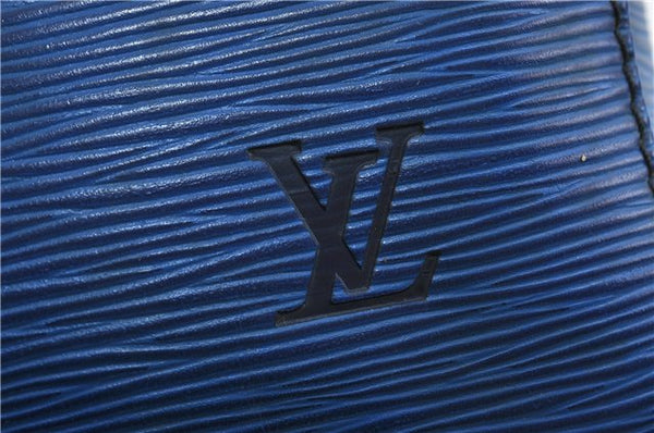 Authentic LOUIS VUITTON Epi Speedy 25 Hand Bag Purse Blue M43015 LV 7777C