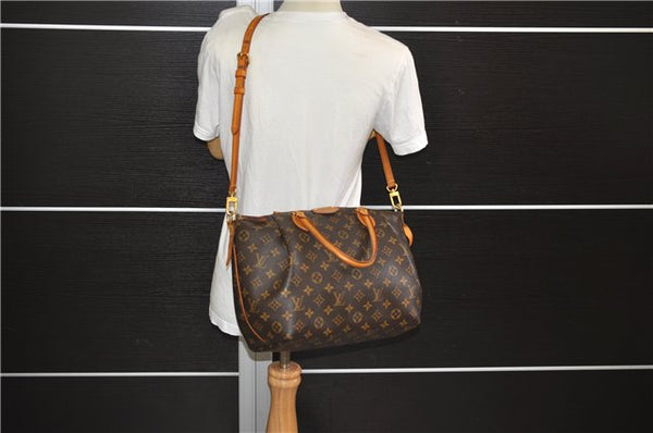 Authentic Louis Vuitton Monogram Turenne MM M48814 2Way Shoulder Hand Bag 7777E