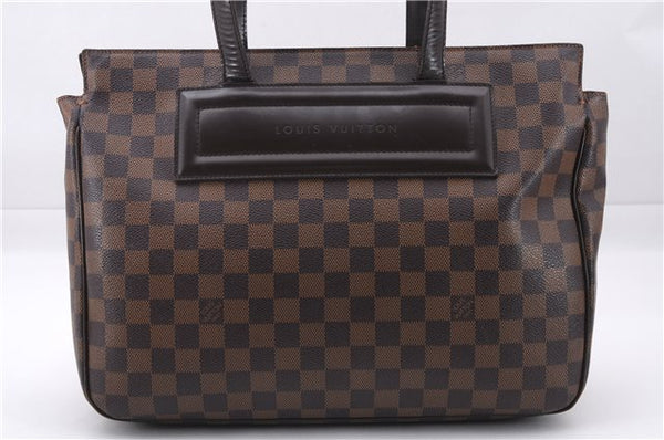 Authentic Louis Vuitton Damier Parioli PM Shoulder Tote Bag N51123 LV 7778E
