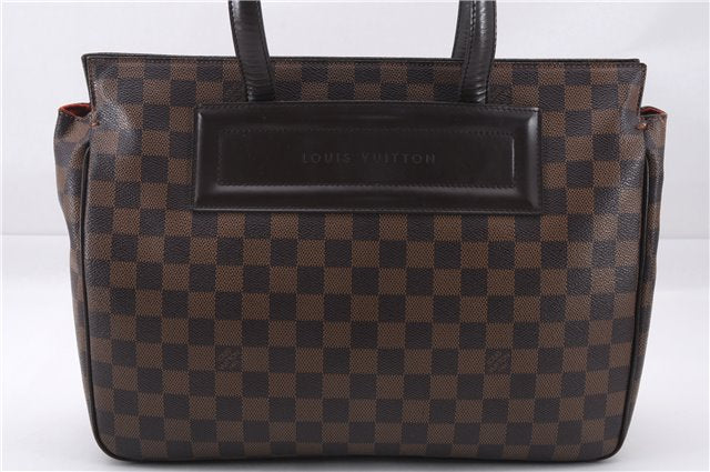Authentic Louis Vuitton Damier Parioli PM Shoulder Tote Bag N51123 LV 7778E