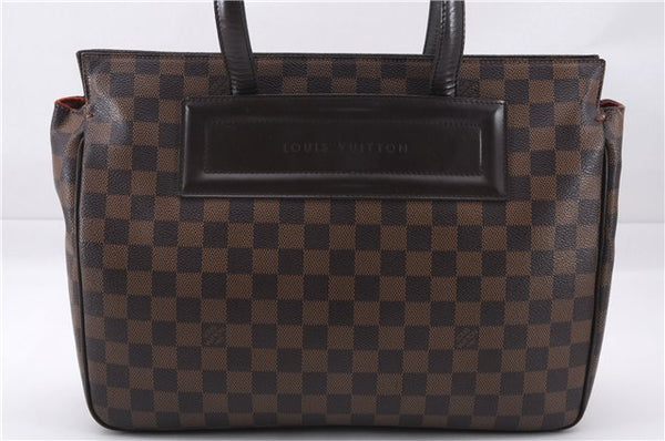 Authentic Louis Vuitton Damier Parioli PM Shoulder Tote Bag N51123 LV 7778E