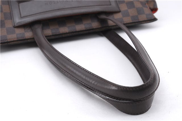 Authentic Louis Vuitton Damier Parioli PM Shoulder Tote Bag N51123 LV 7778E