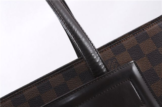 Authentic Louis Vuitton Damier Parioli PM Shoulder Tote Bag N51123 LV 7778E