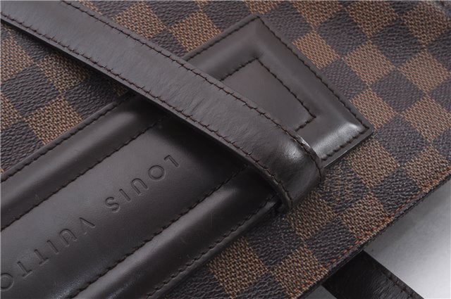 Authentic Louis Vuitton Damier Parioli PM Shoulder Tote Bag N51123 LV 7778E