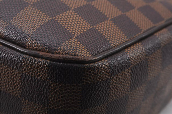 Authentic Louis Vuitton Damier Parioli PM Shoulder Tote Bag N51123 LV 7778E