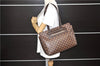 Authentic Louis Vuitton Damier Parioli PM Shoulder Tote Bag N51123 LV 7778E