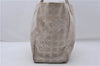 Authentic CHANEL New Travel Line Shoulder Tote Bag Nylon Leather Beige 7779D