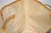 Authentic Louis Vuitton Damier Azur Neverfull MM Tote Bag N51107 LV 7779E