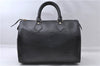 Authentic Louis Vuitton Epi Speedy 25 Hand Boston Bag Black M59232 LV 7781D
