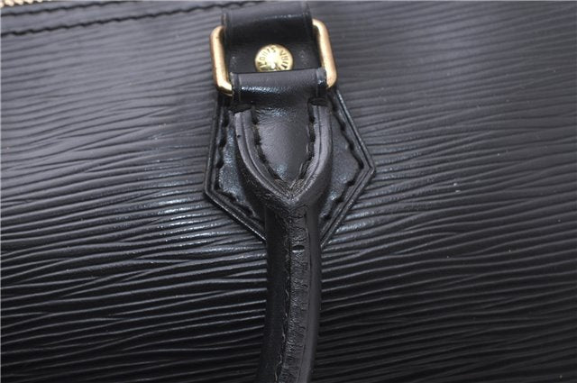 Authentic Louis Vuitton Epi Speedy 25 Hand Boston Bag Black M59232 LV 7781D
