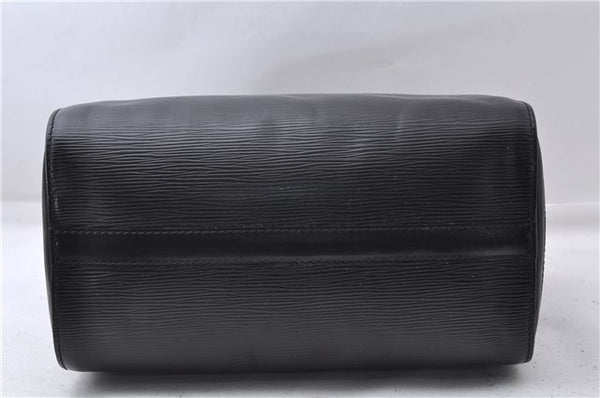 Authentic Louis Vuitton Epi Speedy 25 Hand Boston Bag Black M59232 LV 7781D