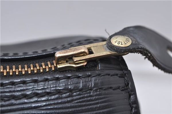Authentic Louis Vuitton Epi Speedy 25 Hand Boston Bag Black M59232 LV 7781D