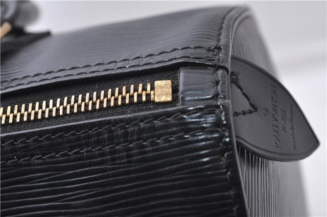 Authentic Louis Vuitton Epi Speedy 25 Hand Boston Bag Black M59232 LV 7781D