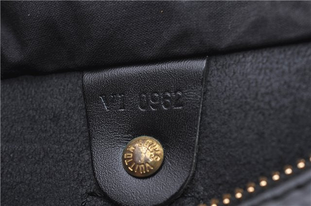 Authentic Louis Vuitton Epi Speedy 25 Hand Boston Bag Black M59232 LV 7781D