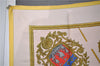 Authentic HERMES Carre 90 Scarf "LES ARMES DE PARIS" Silk Yellow Box 7783C