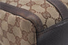 Authentic GUCCI Abbey Shoulder Hand Bag Purse GG Canvas Leather Brown 7784D
