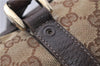 Authentic GUCCI Abbey Shoulder Hand Bag Purse GG Canvas Leather Brown 7784D