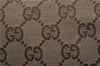 Authentic GUCCI Abbey Shoulder Hand Bag Purse GG Canvas Leather Brown 7784D