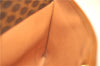 Authentic CELINE Macadam Blason Pattern Clutch Hand Bag PVC Leather Brown 7786D
