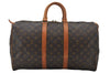 Authentic Louis Vuitton Monogram Keepall 45 Travel Boston Bag M41428 LV 7789E