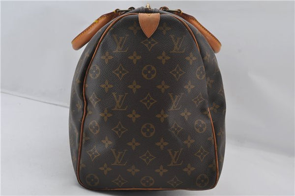 Authentic Louis Vuitton Monogram Keepall 45 Travel Boston Bag M41428 LV 7789E