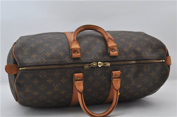 Authentic Louis Vuitton Monogram Keepall 45 Travel Boston Bag M41428 LV 7789E