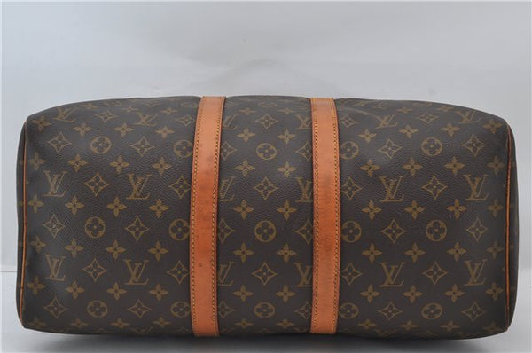 Authentic Louis Vuitton Monogram Keepall 45 Travel Boston Bag M41428 LV 7789E