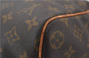 Authentic Louis Vuitton Monogram Keepall 45 Travel Boston Bag M41428 LV 7789E