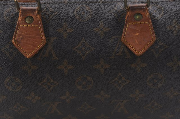 Authentic Louis Vuitton Monogram Speedy 30 Hand Boston Bag M41526 LV 7790D