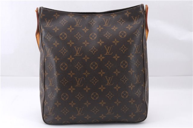 Authentic Louis Vuitton Monogram Looping GM Shoulder Bag M51145 LV 7790E