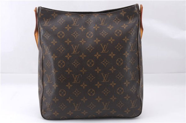 Authentic Louis Vuitton Monogram Looping GM Shoulder Bag M51145 LV 7790E