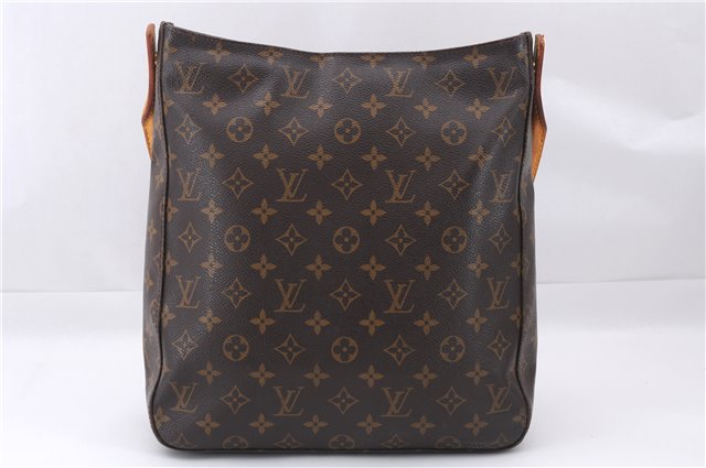 Authentic Louis Vuitton Monogram Looping GM Shoulder Bag M51145 LV 7790E