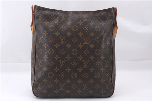 Authentic Louis Vuitton Monogram Looping GM Shoulder Bag M51145 LV 7790E