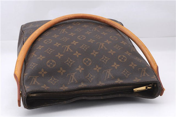 Authentic Louis Vuitton Monogram Looping GM Shoulder Bag M51145 LV 7790E
