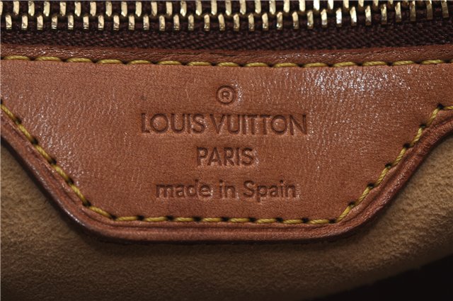 Authentic Louis Vuitton Monogram Looping GM Shoulder Bag M51145 LV 7790E