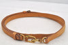 Authentic Louis Vuitton Leather Shoulder Strap Beige 48.2-55.1" LV 7790I