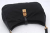 Authentic PRADA Nylon Leather Tessuto Shoulder Hand Bag BR0319 Black 7791D