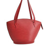 Auth Louis Vuitton Epi Saint Jacques Shopping Shoulder Bag Red M52267 LV 7791F