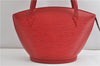 Auth Louis Vuitton Epi Saint Jacques Shopping Shoulder Bag Red M52267 LV 7791F