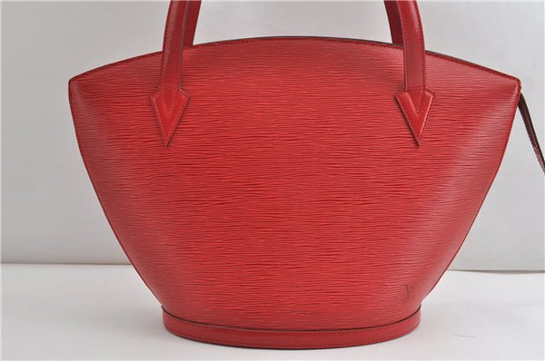Auth Louis Vuitton Epi Saint Jacques Shopping Shoulder Bag Red M52267 LV 7791F