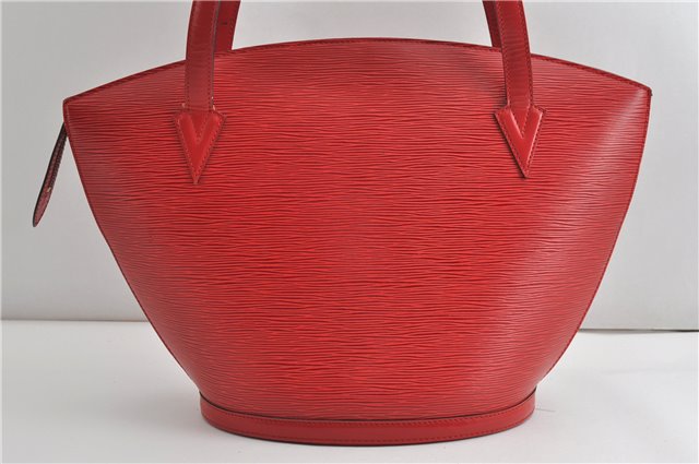 Auth Louis Vuitton Epi Saint Jacques Shopping Shoulder Bag Red M52267 LV 7791F