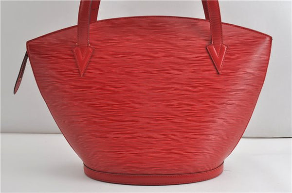Auth Louis Vuitton Epi Saint Jacques Shopping Shoulder Bag Red M52267 LV 7791F