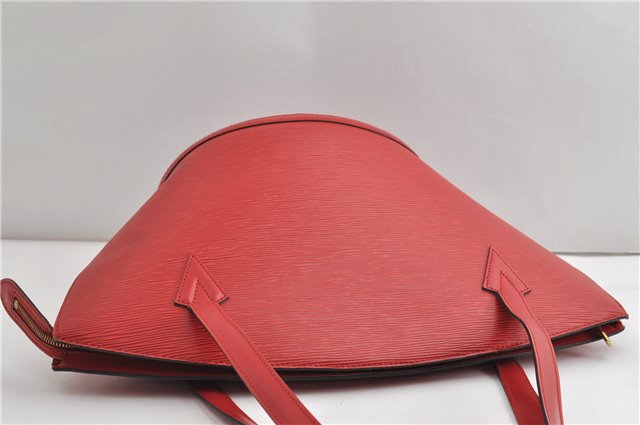 Auth Louis Vuitton Epi Saint Jacques Shopping Shoulder Bag Red M52267 LV 7791F