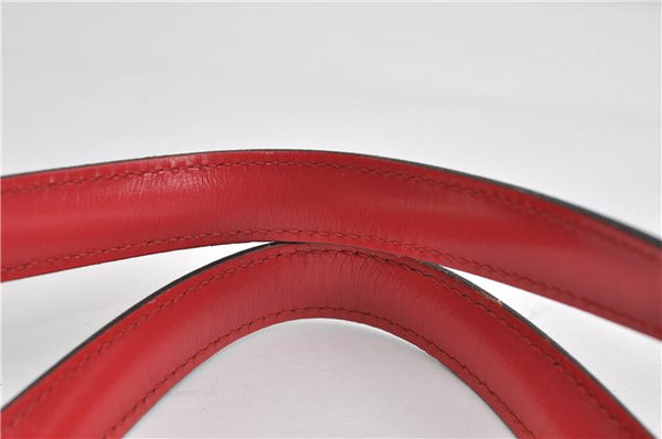 Auth Louis Vuitton Epi Saint Jacques Shopping Shoulder Bag Red M52267 LV 7791F