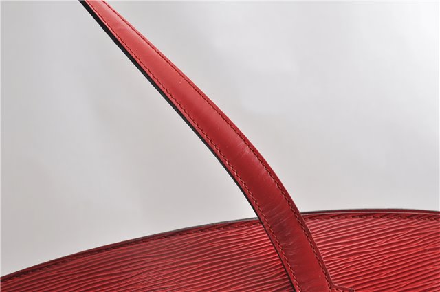 Auth Louis Vuitton Epi Saint Jacques Shopping Shoulder Bag Red M52267 LV 7791F