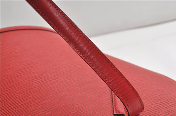 Auth Louis Vuitton Epi Saint Jacques Shopping Shoulder Bag Red M52267 LV 7791F