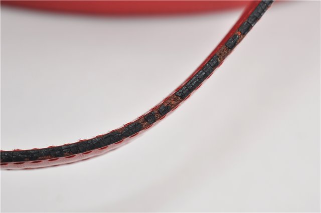 Auth Louis Vuitton Epi Saint Jacques Shopping Shoulder Bag Red M52267 LV 7791F