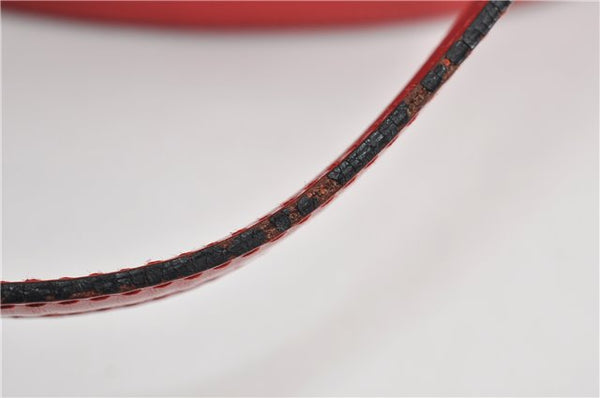 Auth Louis Vuitton Epi Saint Jacques Shopping Shoulder Bag Red M52267 LV 7791F