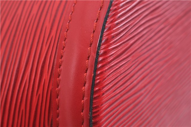 Auth Louis Vuitton Epi Saint Jacques Shopping Shoulder Bag Red M52267 LV 7791F