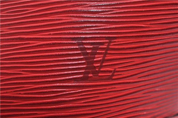 Auth Louis Vuitton Epi Saint Jacques Shopping Shoulder Bag Red M52267 LV 7791F
